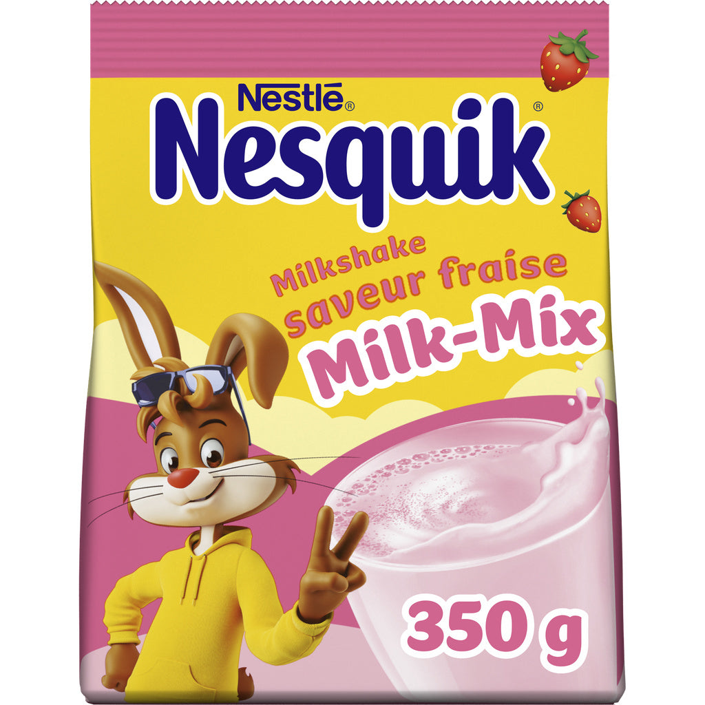 NESTLE NESQUIK - Strawberry-Flavored Powder 350g