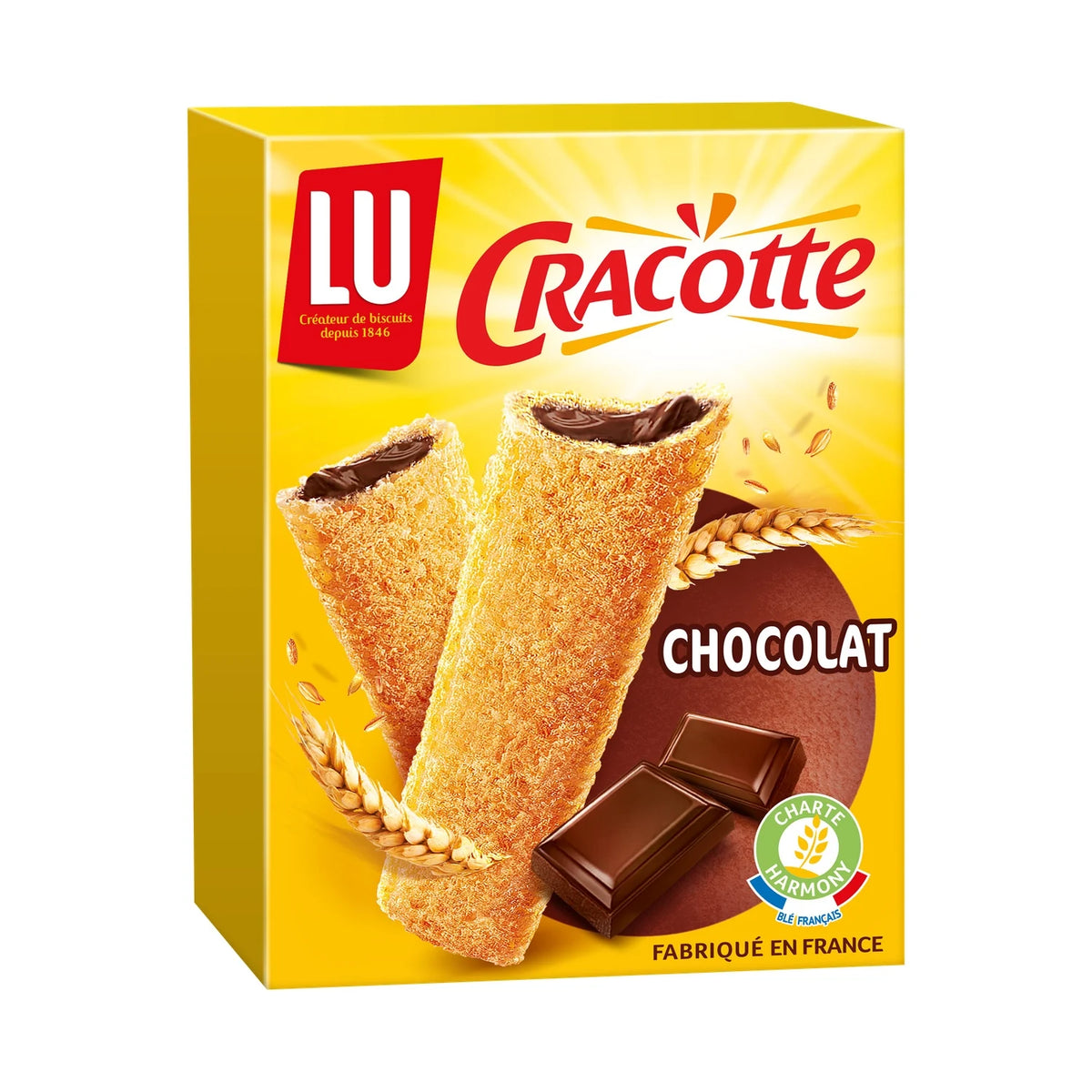 LU Cracotte – Bâtonnets céréaliers fourrés au chocolat 200g