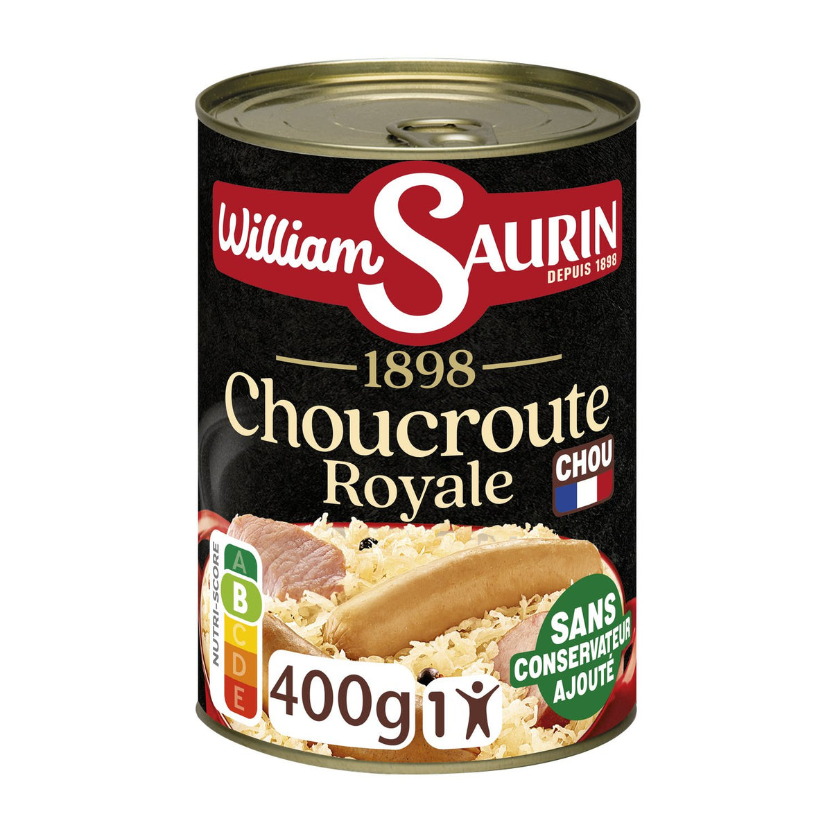 Choucroute ao Riesling WILLIAM SAURIN 400g