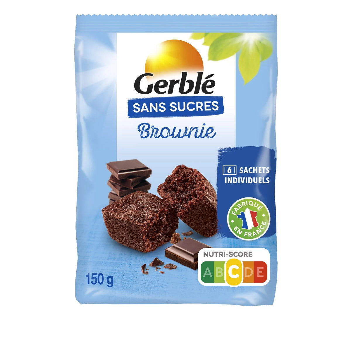 Brownies GERBLE Sin Azúcar 150g