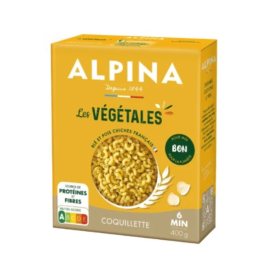 ALPINA Savoie Vegetable Small Shell Pasta – 400g