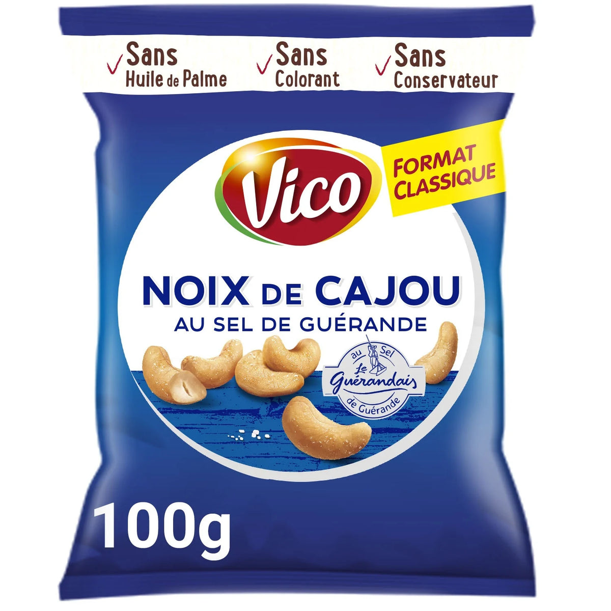 Castanha de Caju VICO com Sal Marinho de Guérande 100g