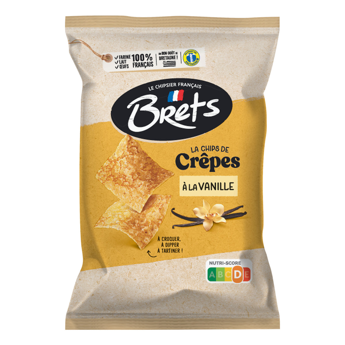 BRETS Chips Crêpes Vanille 100g