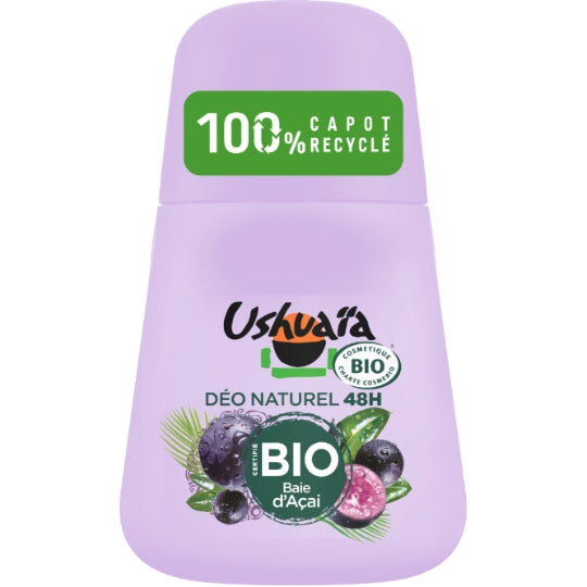 USHUAIA Déodorant bille Bio 48h Açai