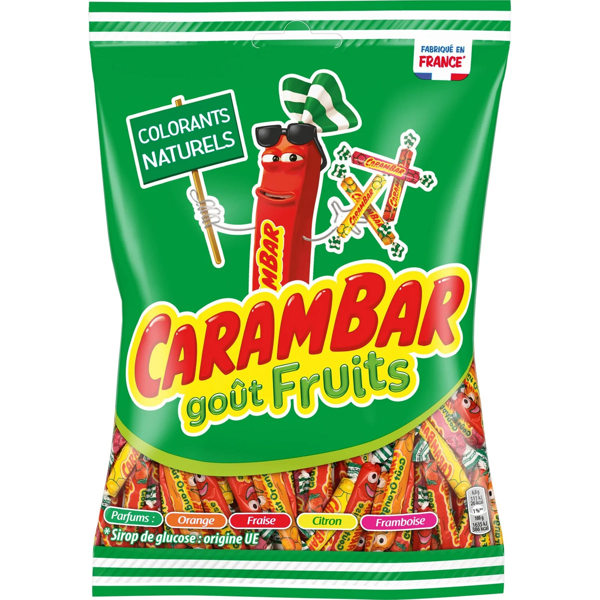 Assortimento di caramelle alla frutta CARAMBAR - 320g