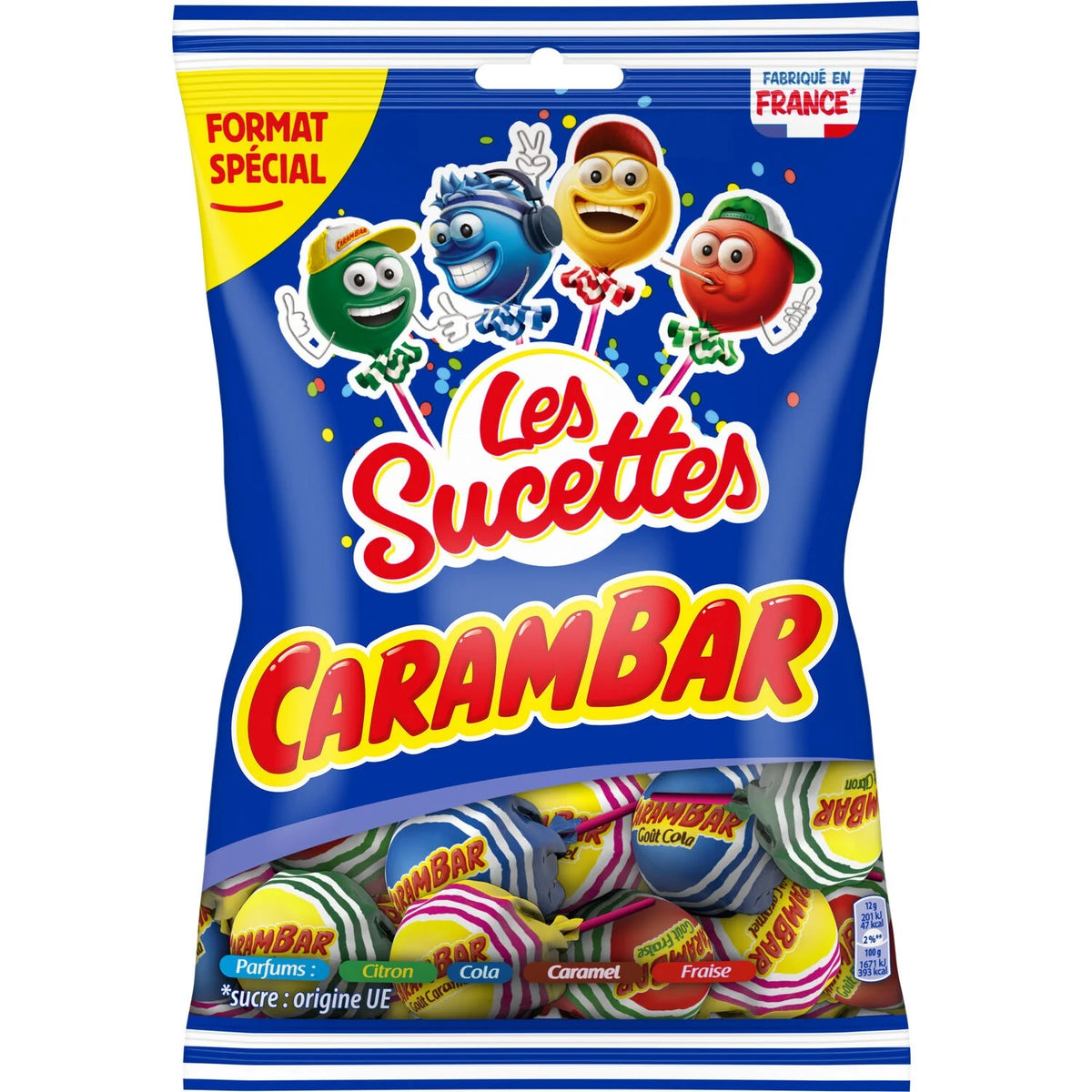 Lollipops CARAMBAR Family 156g