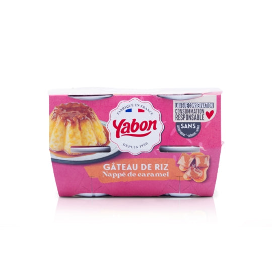 YABON Rice Pudding with Caramel 4x125g