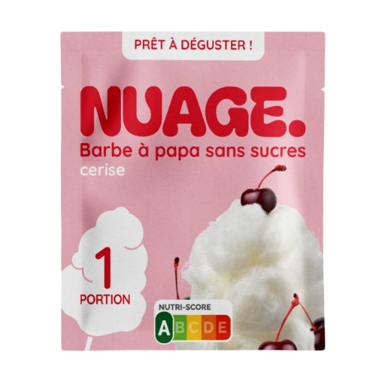 NUAGE Sugar-Free Cotton Candy – Cherry Flavor 20g