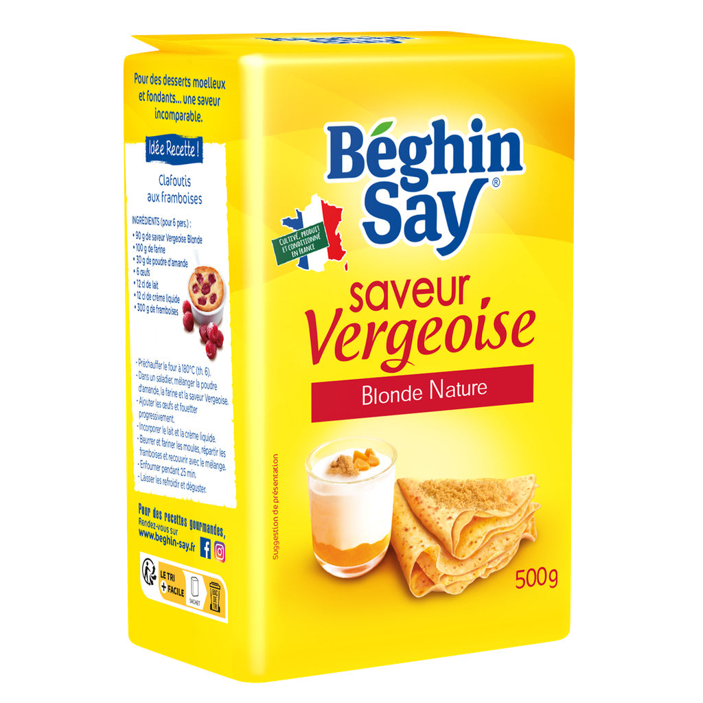 BEGHIN SAY sugar specialty flavor Vergeoise, blonde plain 500g