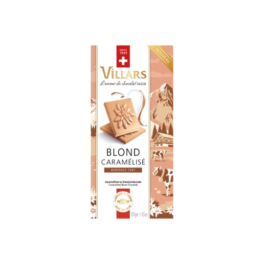 VILLARS Caramelized Blond Chocolate Bar 100g