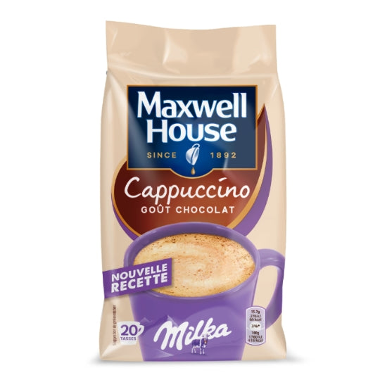 MAXWELL HOUSE Café Soluble Cappuccino Milka 315g