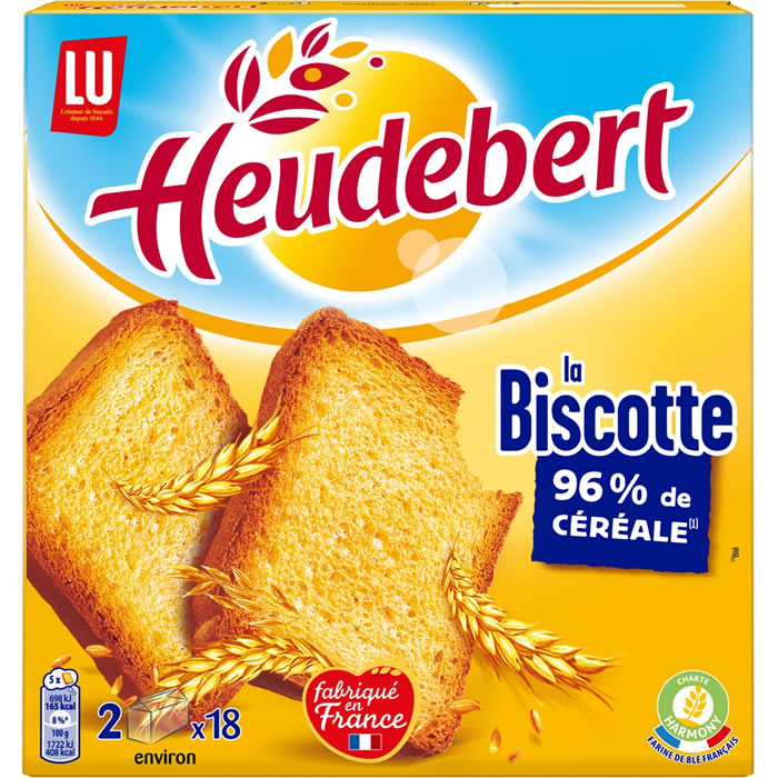 HEUDEBERT Der Zwieback 96% Getreide 34 Scheiben – 300g