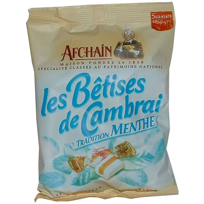CONFISERIE AFCHAIN Bêtises de Cambrai à la menthe - 150g