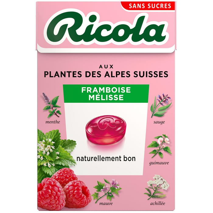 RICOLA Himbeere-Melisse Zuckerfreie Bonbons 70g