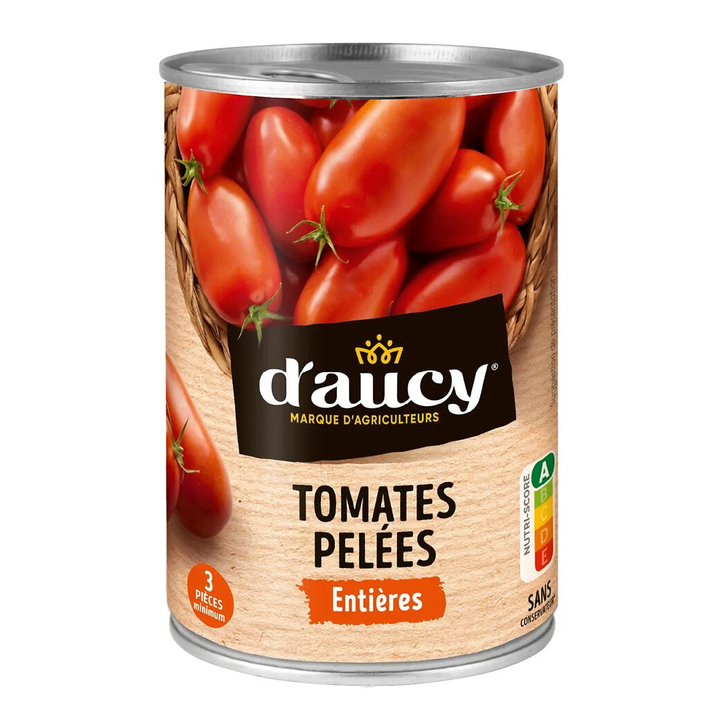 D'AUCY Tomates pelées entières 235 g