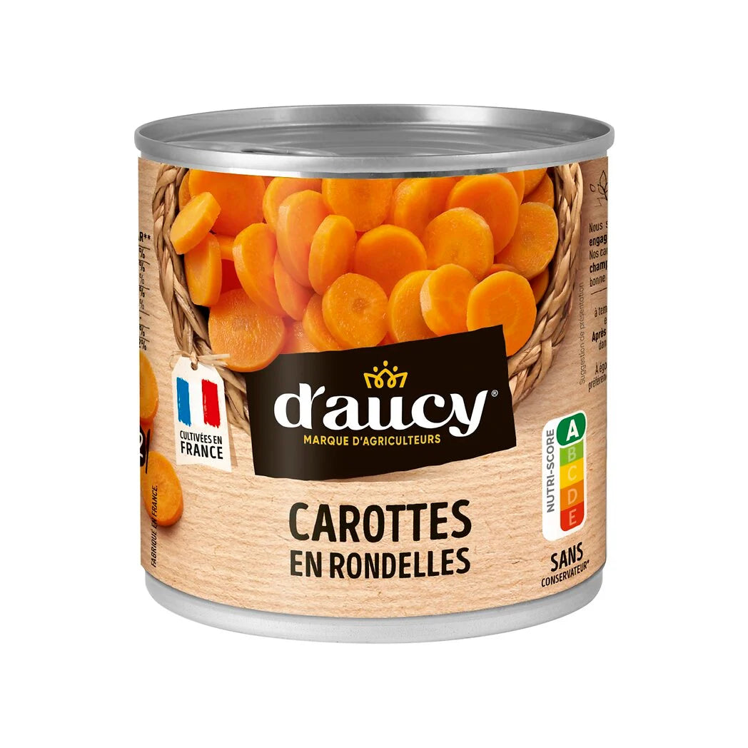 D'AUCY Cenouras em rodelas 240 g