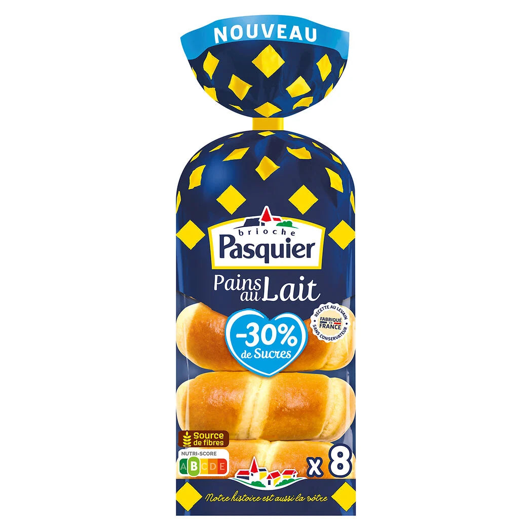PASQUIER Milchbrötchen – 30 % weniger Zucker 280g*
