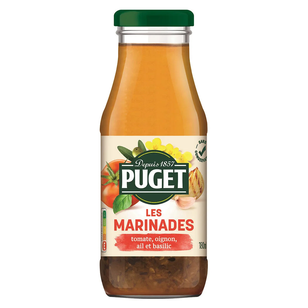 PUGET Marinade tomato oignon garlic and basil 20cl