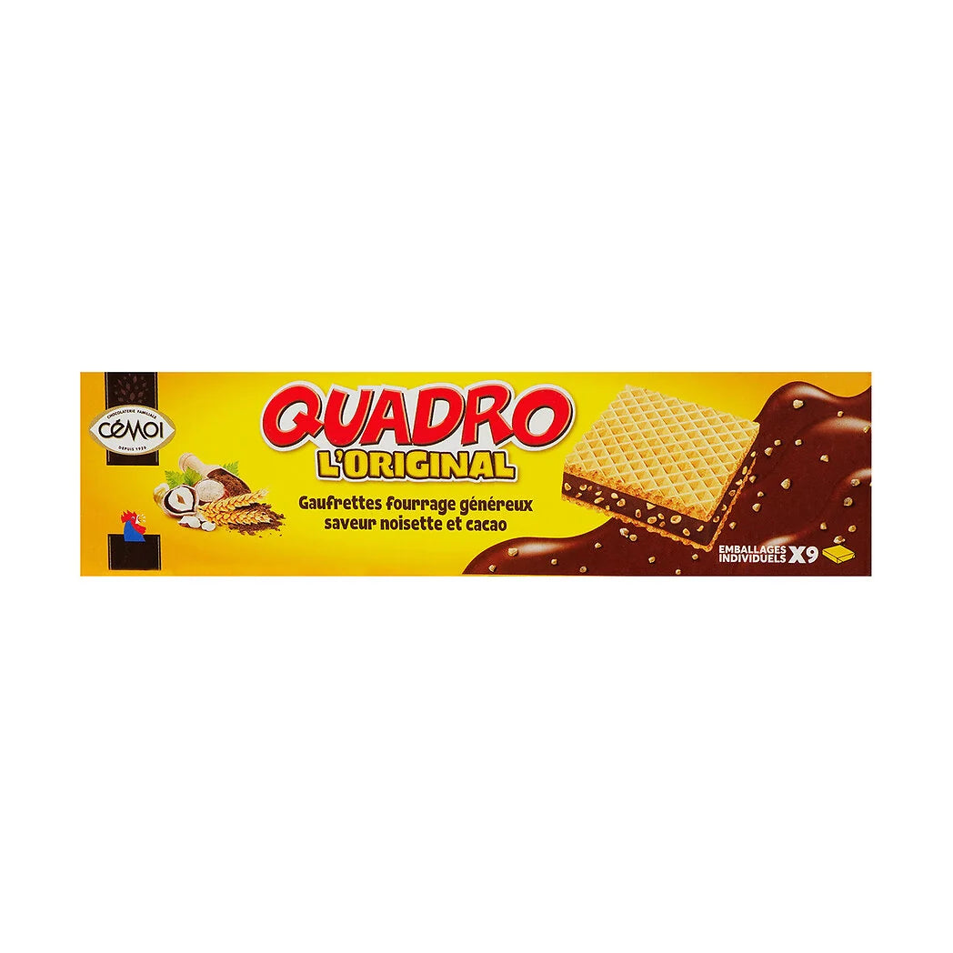 CEMOI Quadro - Wafer recheado sabor praliné x9 - 187g