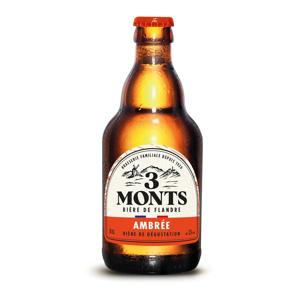 Cerveza ámbar 3 MONTS 7,5° 330ml