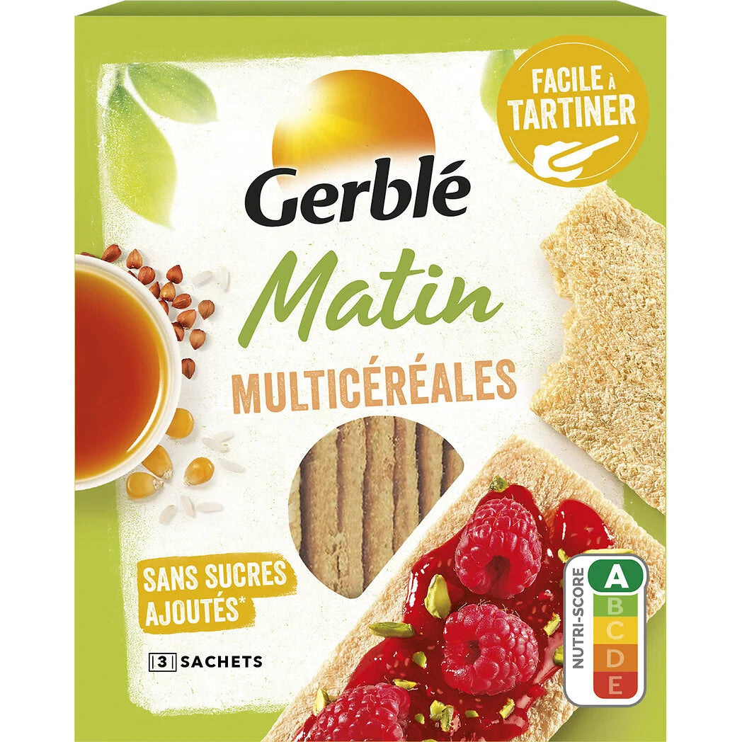 Torradas de café da manhã multigrãos GERBLE 125g