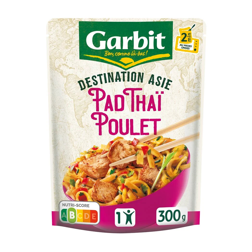 Fideos Pad Thai GARBIT con pollo, 300g