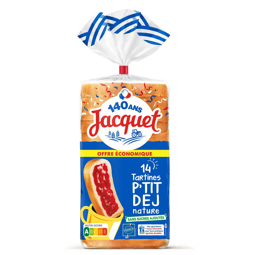 JACQUET Tartine P'tit Déj nature x14 - 410g*