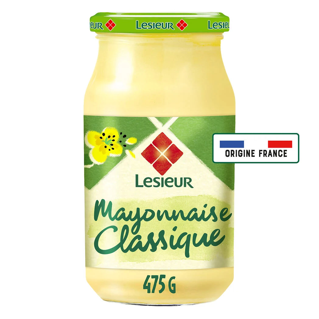 LESIEUR Classic Mayonnaise with French Rapeseed Oil 475g