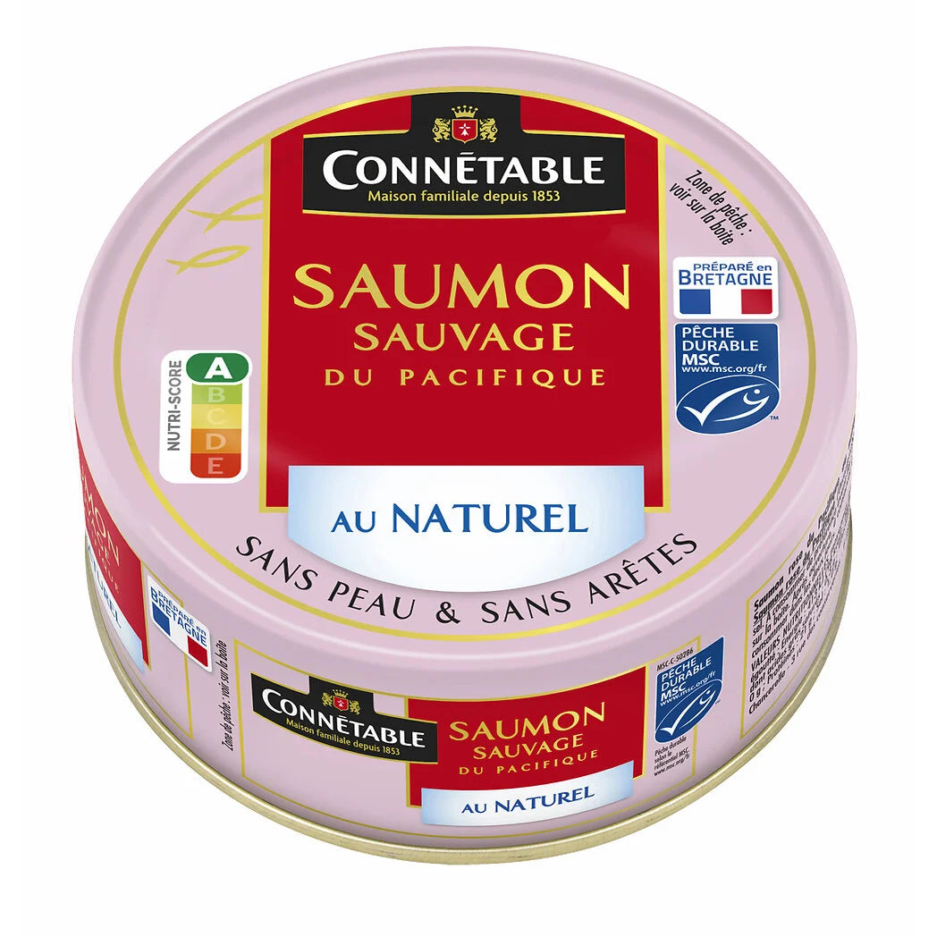 CONNETABLE Salmón salvaje al natural 112g