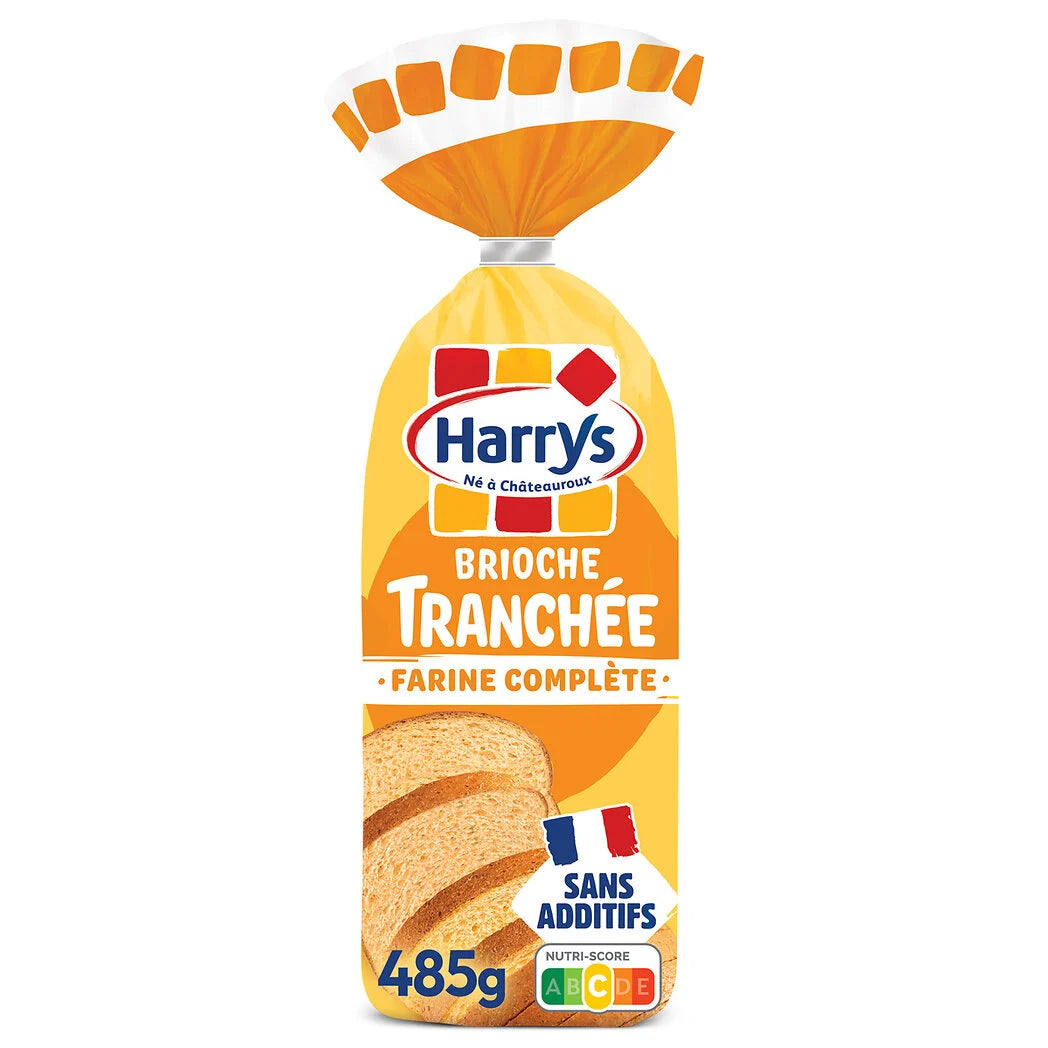 HARRYS sliced brioche with the flour Complète additive-free 485g*