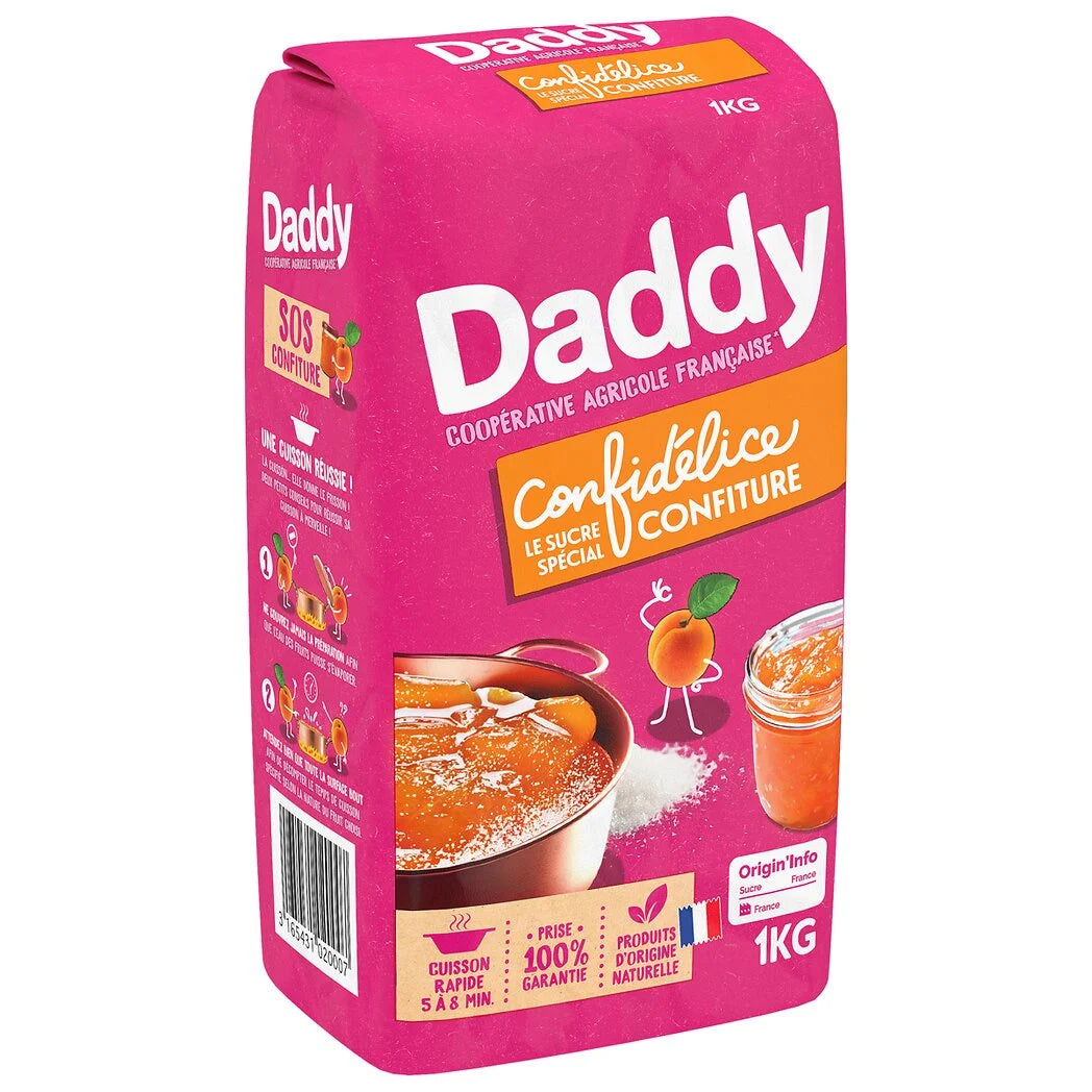 DADDY Sucre spécial confitures 1kg