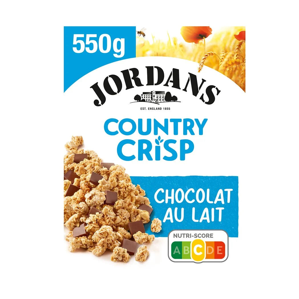 JORDANS Country Crisp Milk Chocolate Cereal 550g