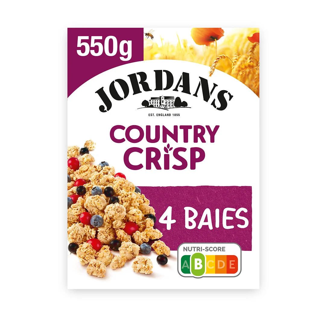 JORDANS Country Crisp 4 Berry Cereal 550g