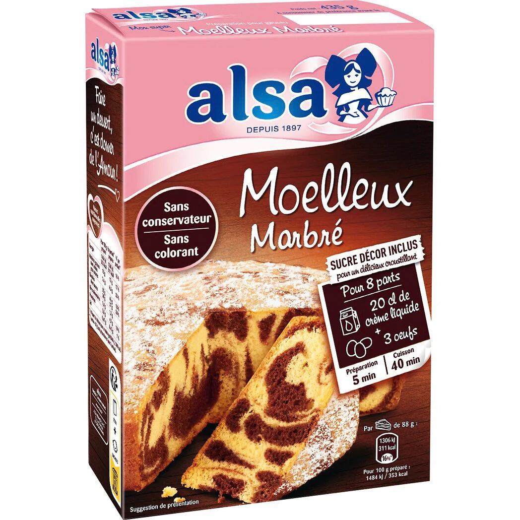ALSA mix for cake soft marbré 435g