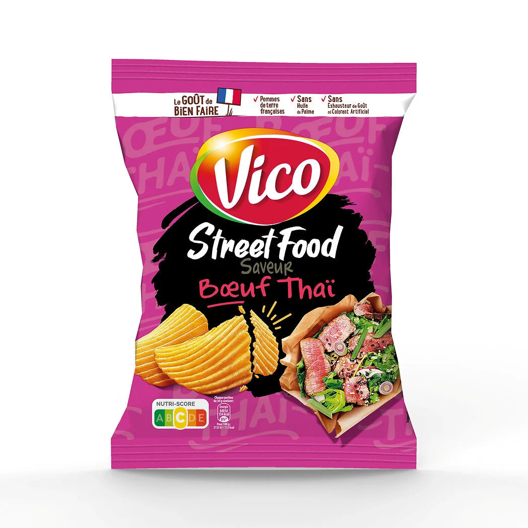 VICO Street Food chips with Thai beef 120g