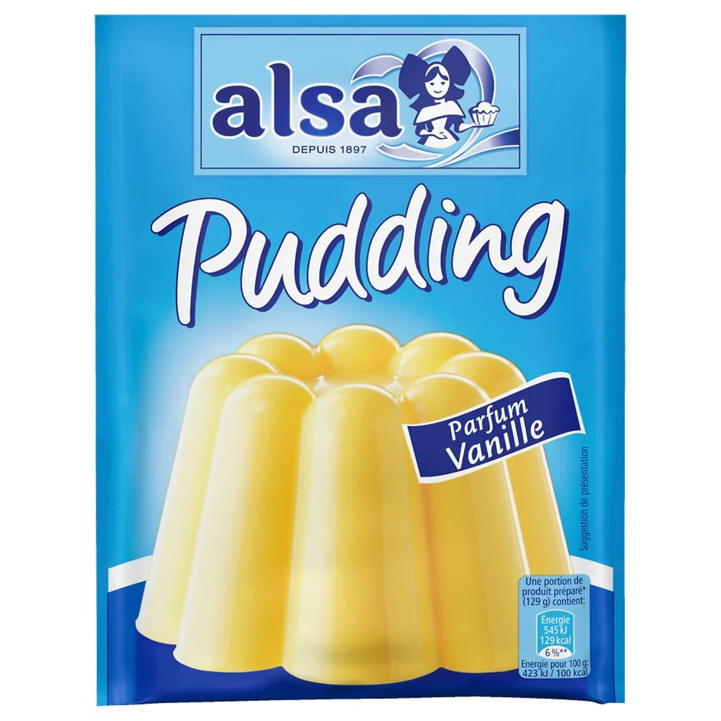 ALSA Pudding Vanille-Geschmack 3x111g