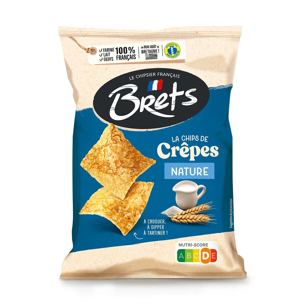 Chips de crêpe naturales BRETS 100g