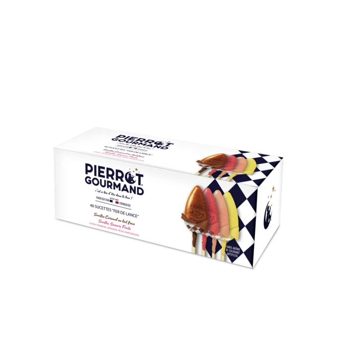 PIERROT GOURMAND 40 Assorted Lollipops 520g
