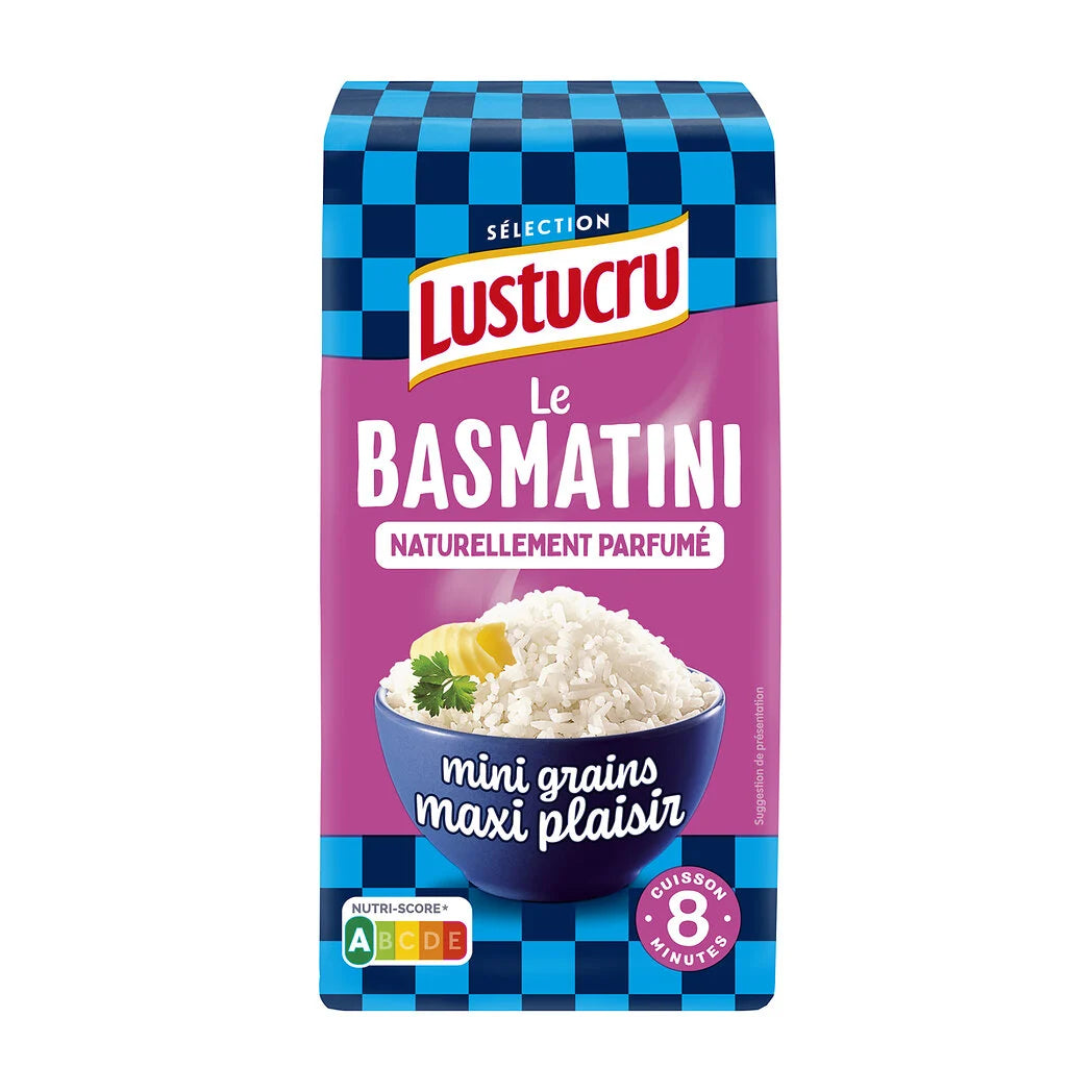 LUSTUCRU Riz basmati brisures long grain naturellement parfumé 500g
