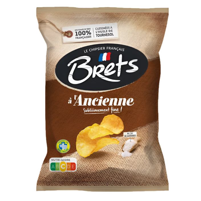 BRETS Original Chips with Guérande Salt – 125g