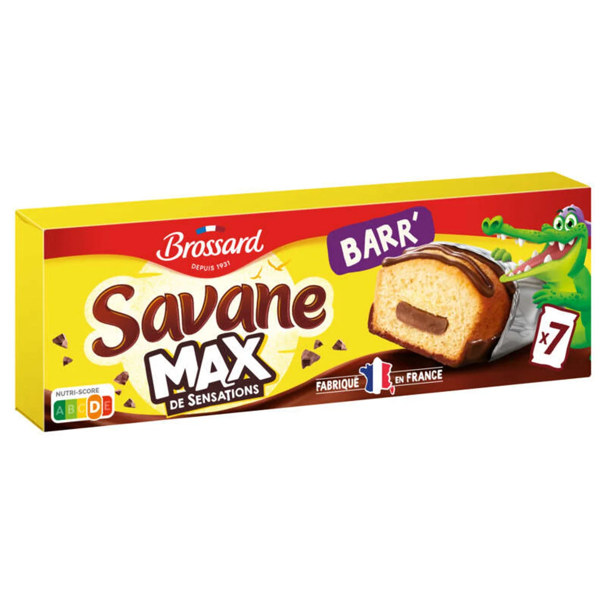Bolos Recheados Savane Max Chocolate da BROSSARD – 210g