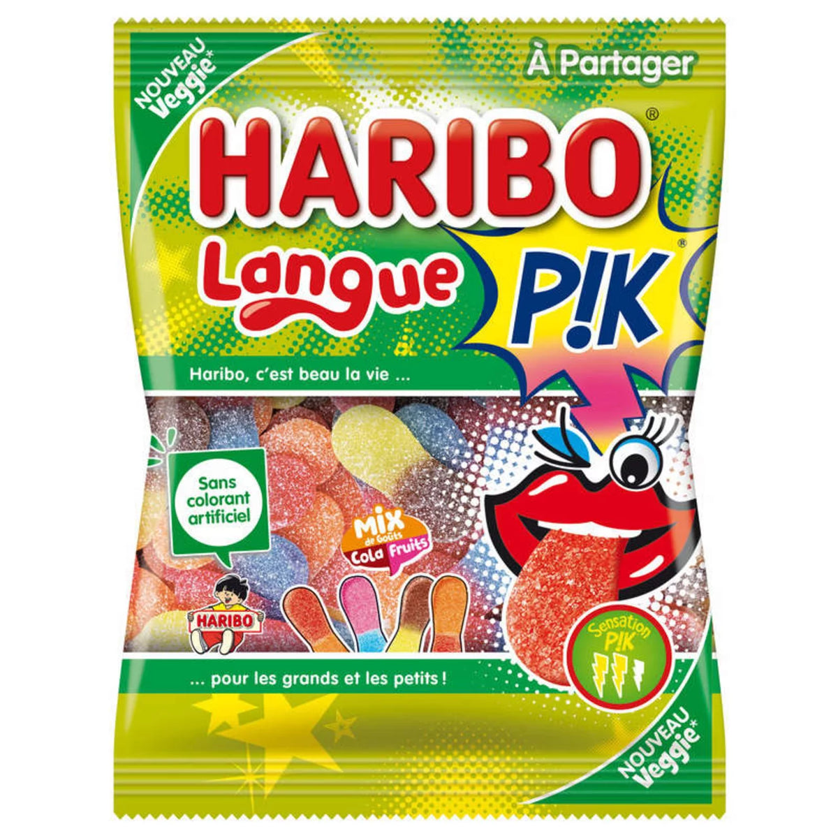 HARIBO Saure Zungen PIK Fruchtgummi 180g