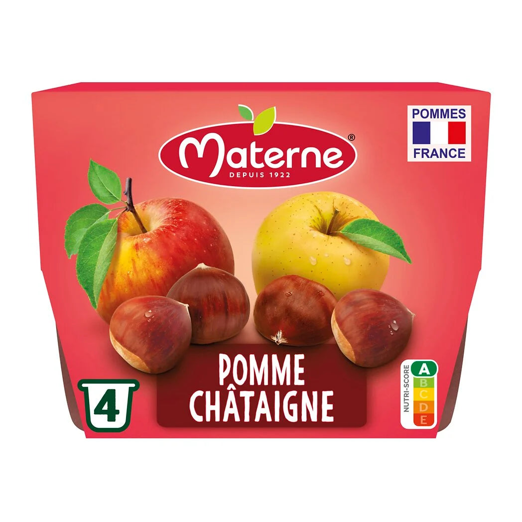 MATERNE Apple Chestnut Fruit Speciality 4x100g