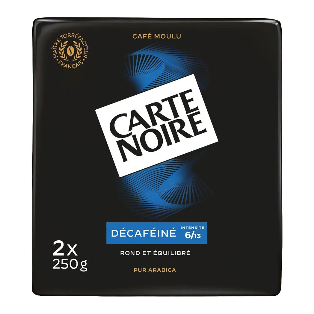 CARTE NOIRE Café moulu Décaféiné 100% arabica 2x250g