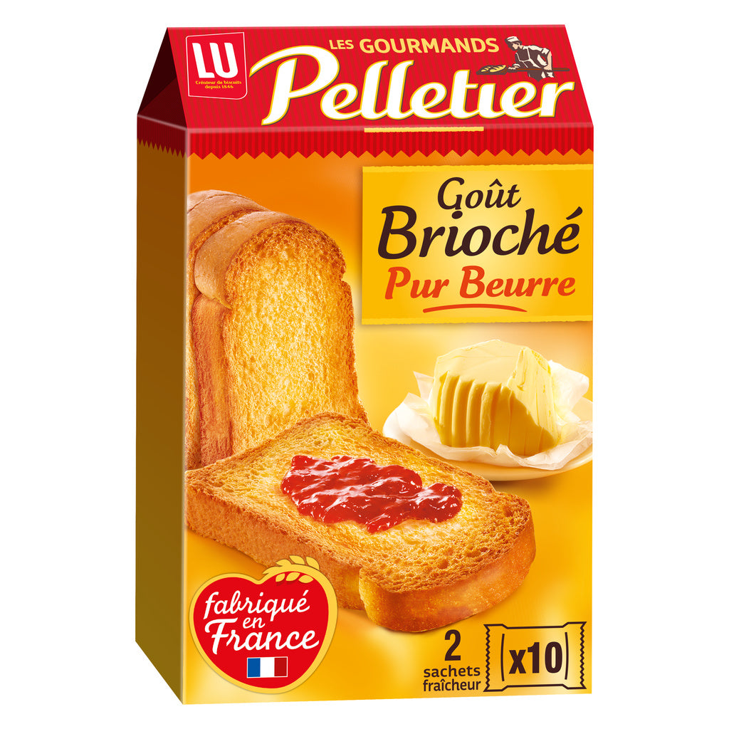 LU Pelletier - Biscotte goût brioché pur beurre x20 - 260g