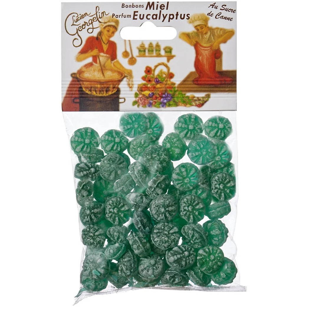 LUCIEN GEORGELIN Honey Eucalyptus Flavored Candies 150g