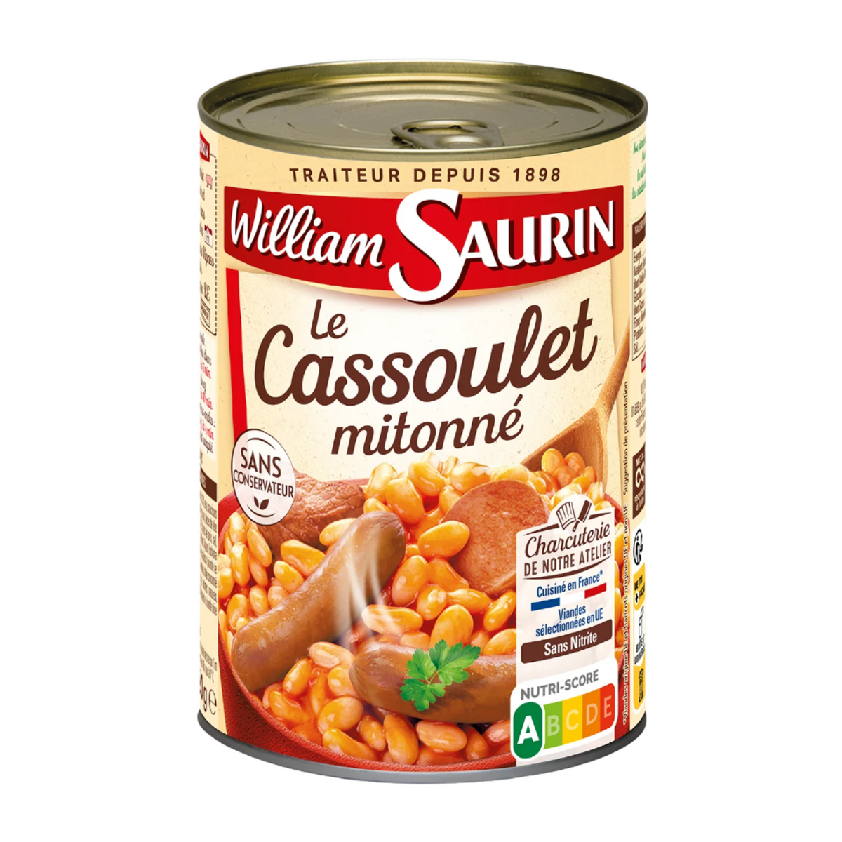 WILLIAM SAURIN Cassoulet mijoté 420g