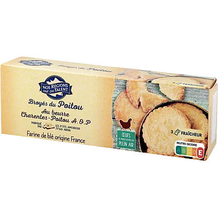 NOS RÉGIONS ONT DU TALENT Broyés of Poitou Pure Butter – 280g