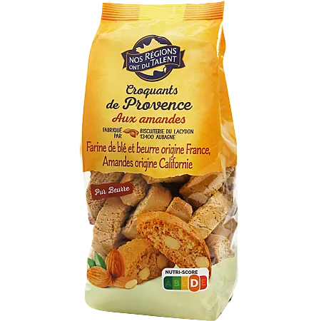 NOS RÉGIONS ONT DU TALENT Mandel-Croquants 300g