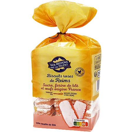Biscoitos Rosa de Reims NOS RÉGIONS ONT DU TALENT 200g